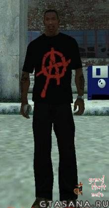 Anarchy T-Shirt Mod v.2  GTA San Andreas